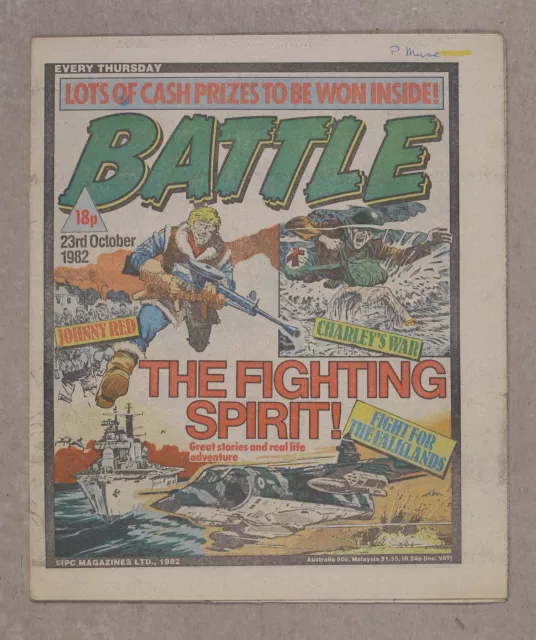 Battle Oct 23 1982 VG/FN 5.0 Low Grade