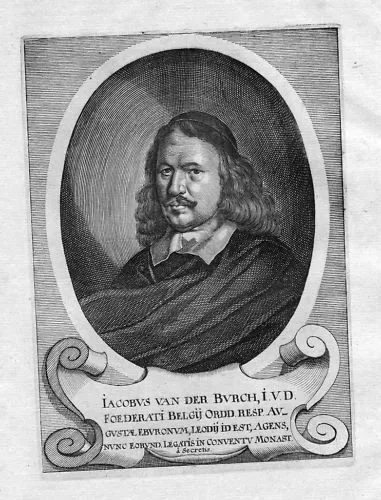 1700 - Jacob Van Der Burgh Oranje Nederland Portrait Merian
