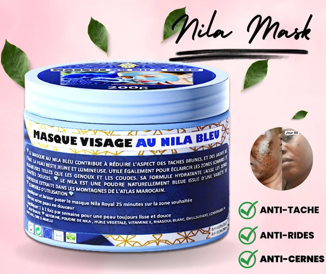 Masque au Nila 200g | sahraouiya | Nila mask | Mascarilla Nila | Gezichtsmasker