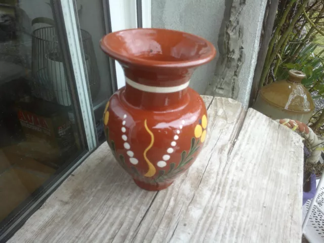 vase en terre cuite vernissée savoie