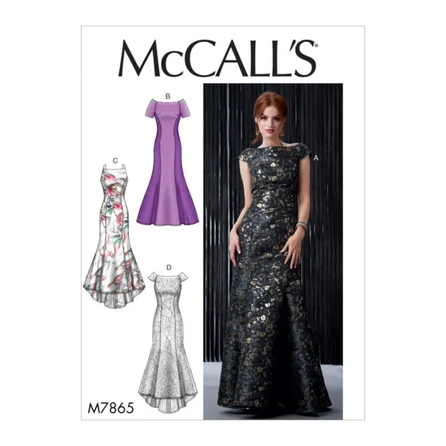 McCalls Sewing Pattern 7865 Dresses E5 (14-16-18-20-22)