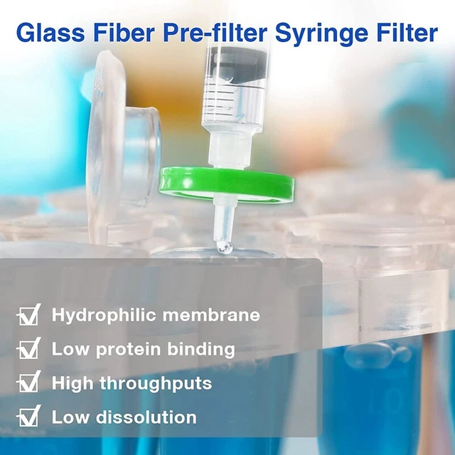 Filtro Para Seringa Membrana PVDF, Não Estéril, Hidrofóbico, Diam. 25mm - Foto 4