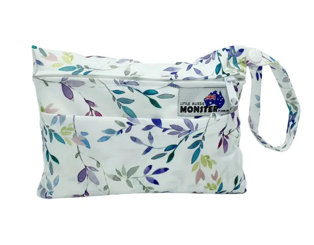 Leaves  Mini Wet Bag For Menstrual & Breast Pads + Reusable NEW!