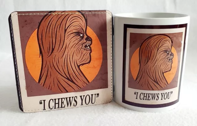 Star Wars Chewbacca Mug & Coaster Set, Great Gift