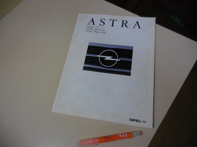 OPEL ASTRA  Japanese Brochure 1993/03 XD200 XD200W C20 44p