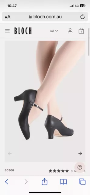 Bloch Cabaret dance shoes 2in heel  - size 7.5