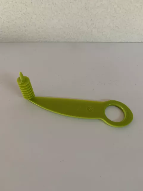 ◥◣Tupperware Couteau Taille Spirale Légumes Vert Neuf◢◤ 2