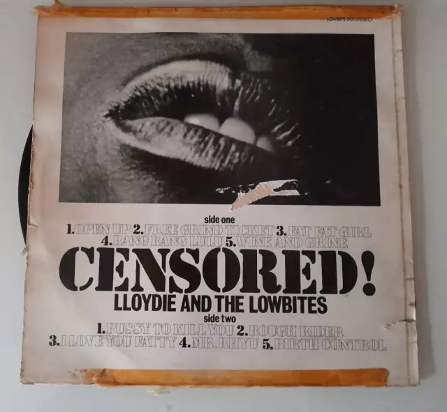 Lloydie And The Lowbites* - Censored!, LP, (Vinyl) 3