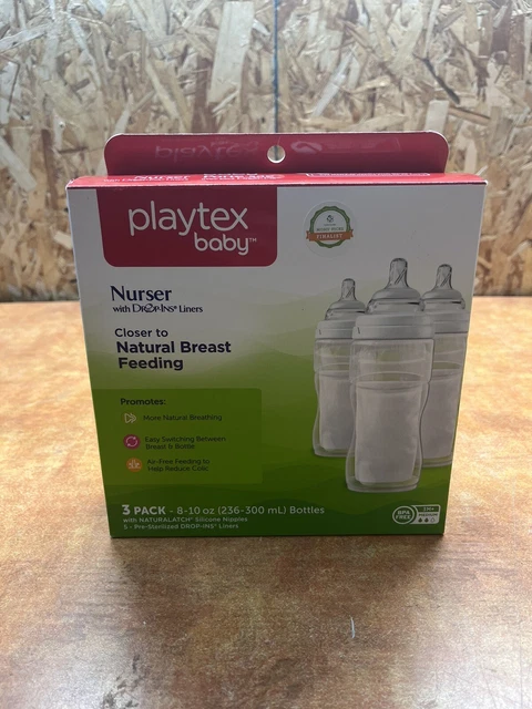 Playtex Baby Nurser Bottles Set - 3 Pieces - 5 liner 3m+ medium