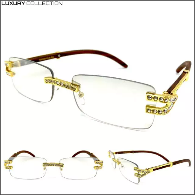 Hip hop clear lens glasses top