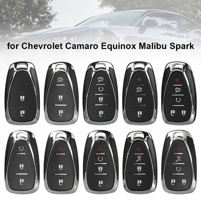 con guscio chiave auto lama per Chevrolet Camaro Equinox Malibu Spark