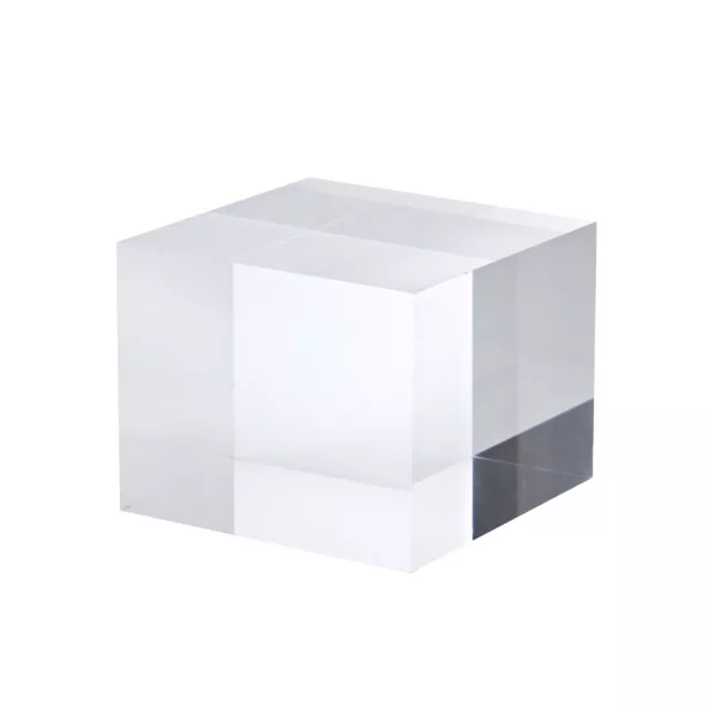 2" x 2" x 1.5" Jewelry Display Riser, Acrylic Cube Display Stand, Clear