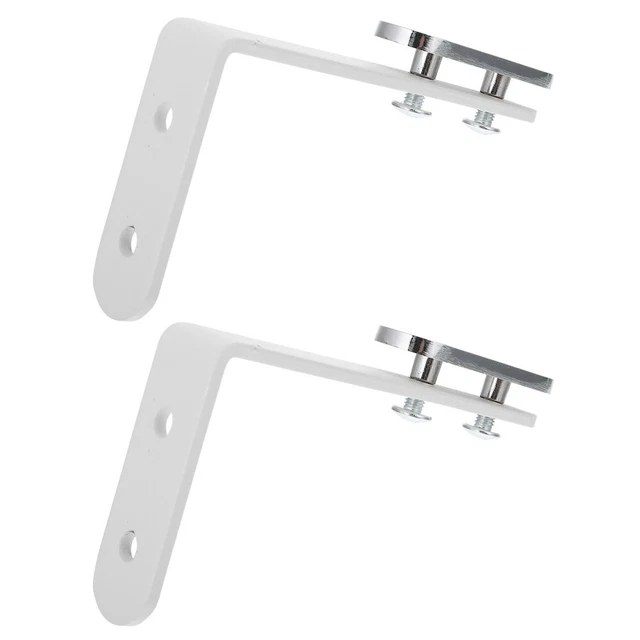 2 Pcs Eckcode Mit Sieben Zeichen Kaltgewalzter Stahl Geschmücktes Zubehör White