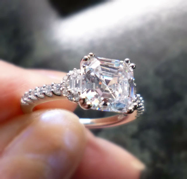 THE ICONIC COLLECTION Elizabeth Taylor Krupp Inspired Silver Ring