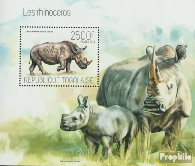 Briefmarken Togo  Mi Block 888 postfrisch Natur