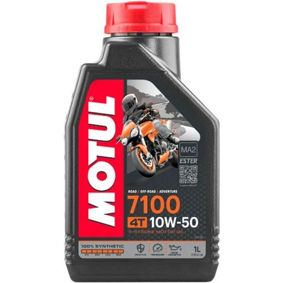 Motul 7100 10W50 Moto 4 T 1L 100% Sintetico