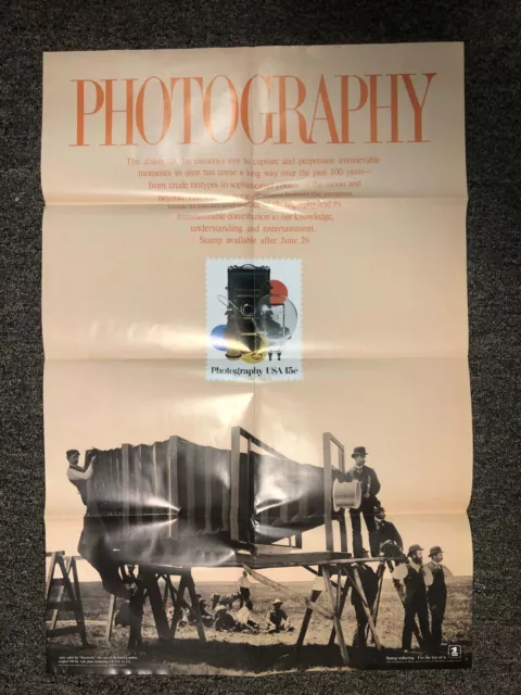 F66701~ c.1978 Photography Commemorative USPS Stamp Poster – Mammoth Camera