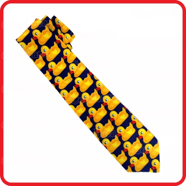 Cute Yellow Duck Duckling Ducks Ducky Duckie Necktie Tie-Costume-Party-Cosplay