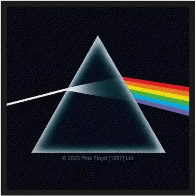 Pink Floyd Dark Side of the Moon  sew-on cloth patch 100mm x 100mm  (rz)