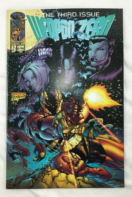 Weapon Zero #T-2 3rd Issue Image Comic 1995 1st Print Top Cow Simonson Benitez