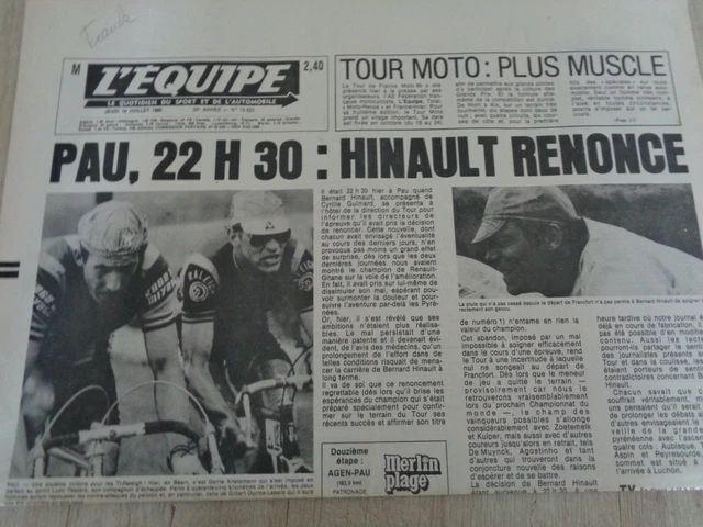 Le Tour de France 1985 d'Hinault : « Vas-y, môme, fais-toi plaisir » - Le Parisien Le Tour de France 1985 d'Hinault : « Vas-y, môme, fais-toi plaisir » - Le Parisien