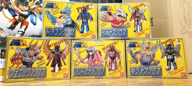Saint Seiya Vintage 5 Bronzes Plastic Bandai 2001 Japon Neuf Rare