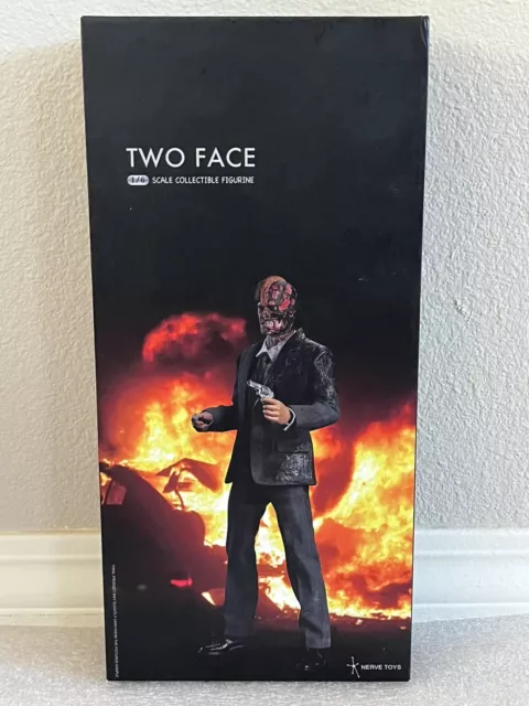 Nerve Toys 1/6 The Dark Knight Harvey Dent Two Face Action Figure Hot Batman 12”
