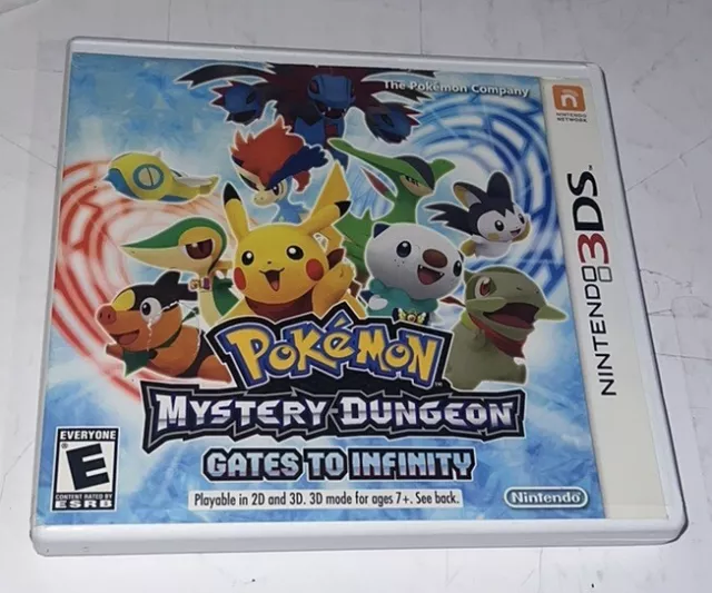 Pokemon Mystery Dungeon: Gates to Infinity Case and Manual Only Nintendo 3DS