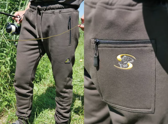 Carp Spirit NEU grüne Karpfenangeln Jogger - alle Größen