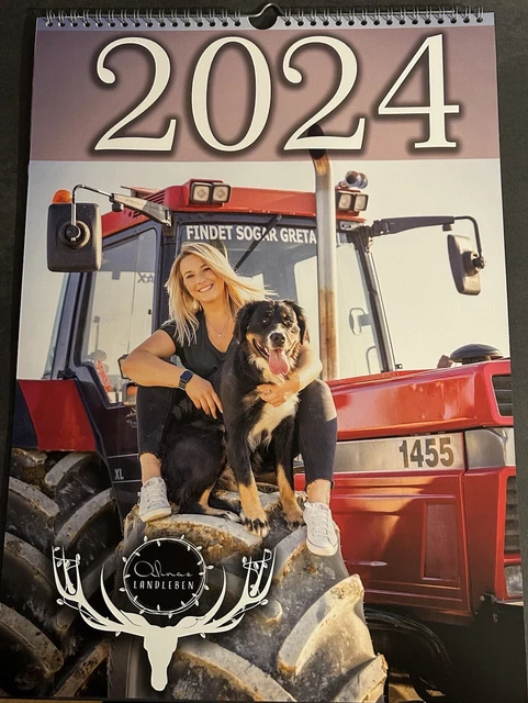 TRAKTOR-AKT-KALENDER 2024 TRAKTOREN Trecker 12 hübsche Models EUR 3,38