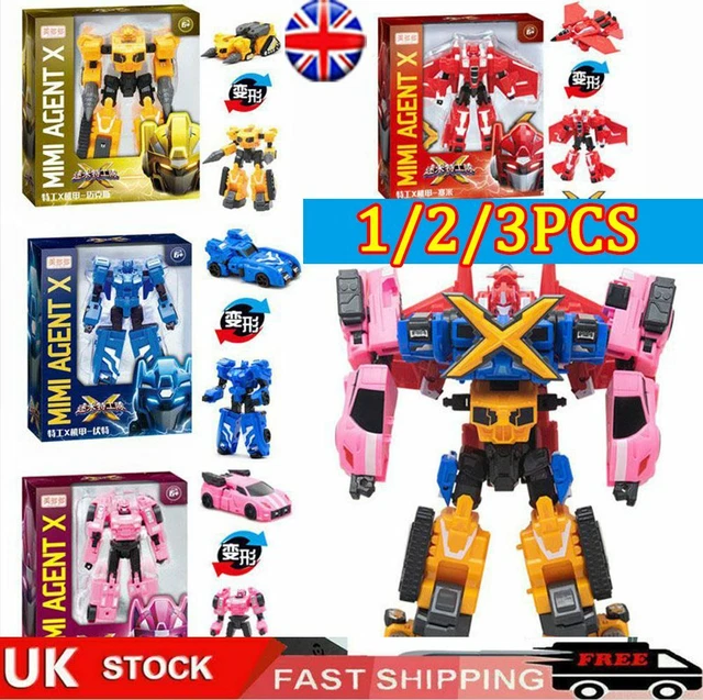 MINIFORCE X BOLT Volt Figure Set Mini Force Super Ranger Booster Toy ...