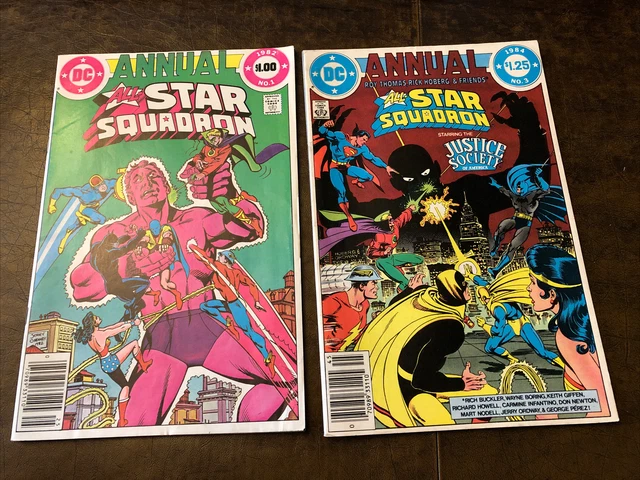 DC  Comics All-Star Squadron Annual #1 (1982) & #3 (1984)