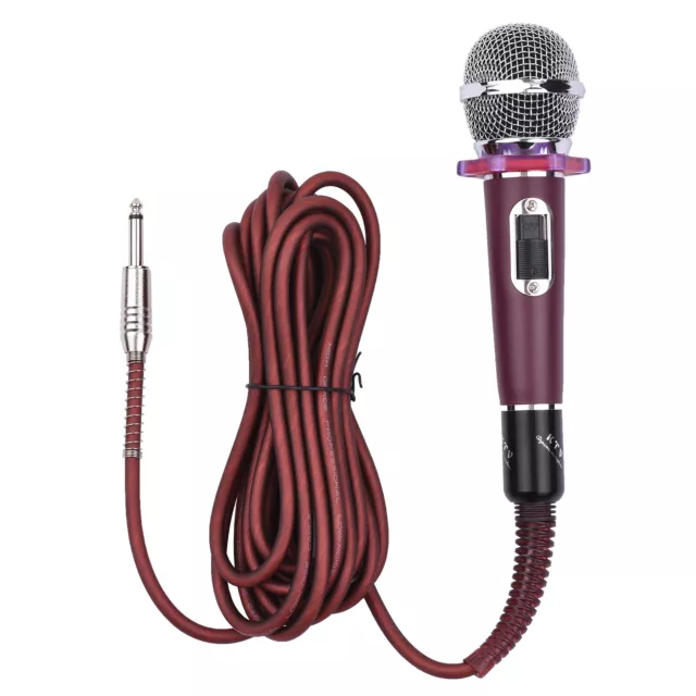 Dynamic Handheld Cardioid Condenser Microphone Wired Mic 4.5m/15ft Cable U4L9 3