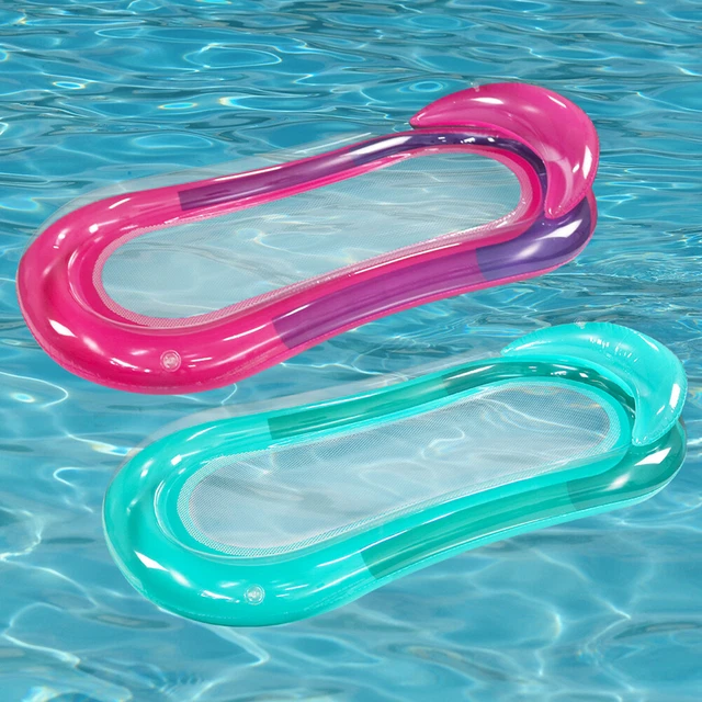 PVC Lounger Floating Toys Durable Inflat Air Mattress Waterproof for Summer Pool