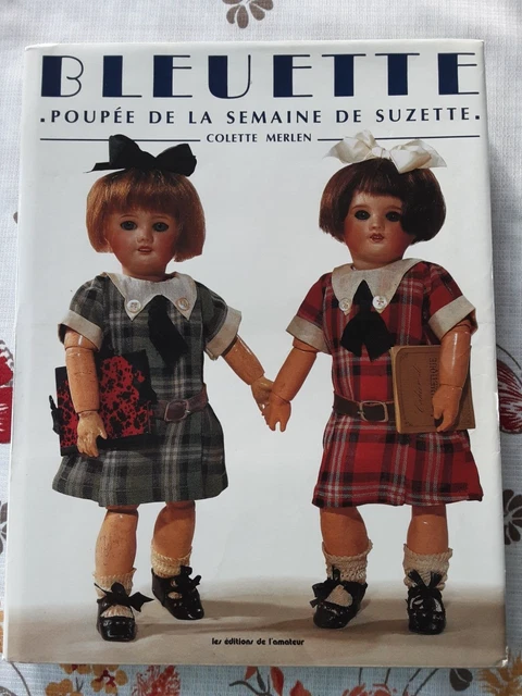 Paire De Souliers BLEUETTE - Brodequins GL Pour Poupée Ancienne - Boîte D'origine