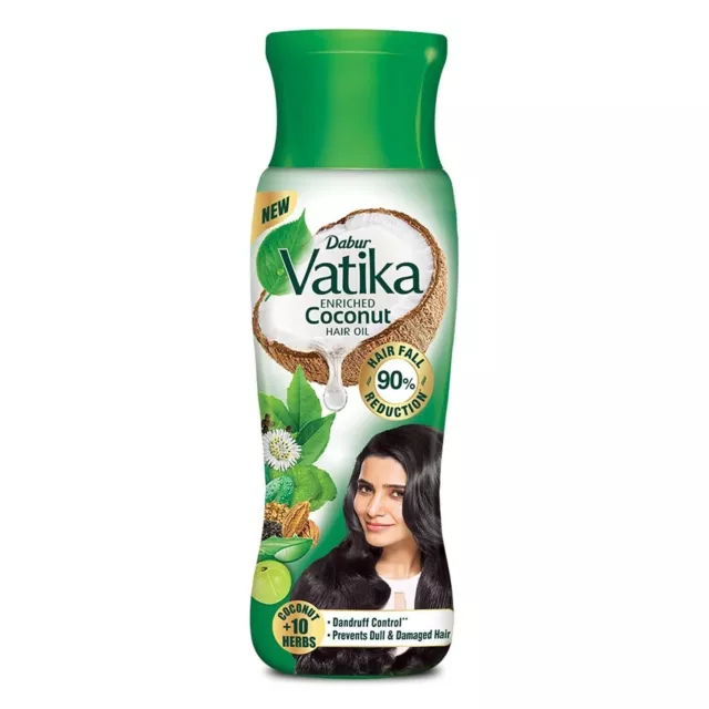 Dabur Vatika Huile capillaire enrichie à la noix de coco - 300 ml pour des...