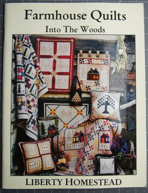 Libro de colchas para casa de campo en el bosque de Liberty Homestead