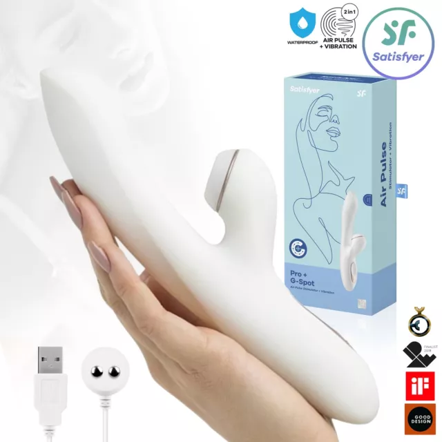 Satisfyer Pro+ G-Spot - Vibratore Rabbit Succhia Clitoride Massagiatore Punto G