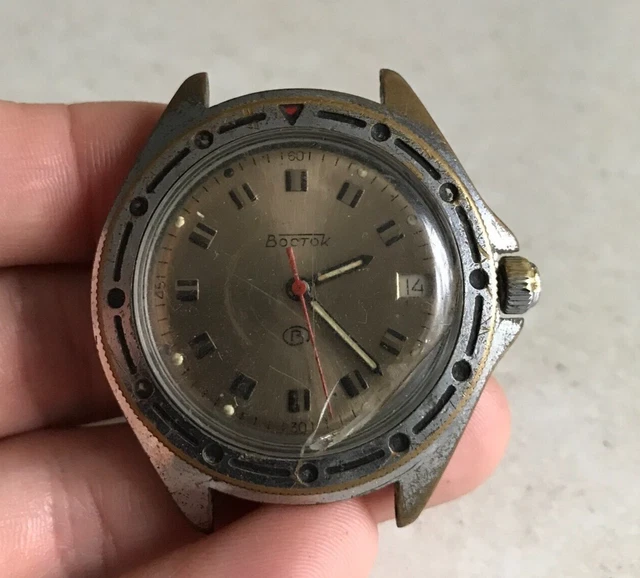 Montre Automatique Vostok Amphibian KGB - Modèle 720070, Occasion En Bon état
