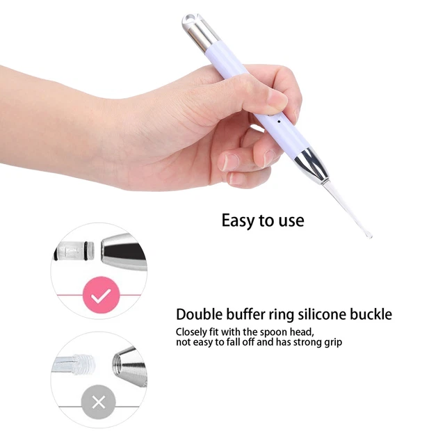 Earwax Removal Set Earwax Vacuum Removal Extra Bright LED Earwax Remover For