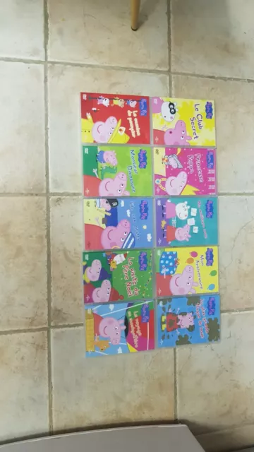 Lot 8 DVD dessins animés peppa pig