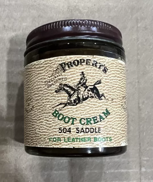 Propert's Shoe & Boot Cream Polish 3.7 oz- Restores Color and Preserves  Leather