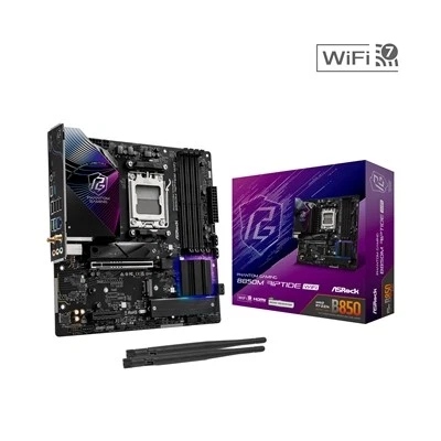 ASROCK B850M RIPTIDE WIFI Phantom Gaming Amd Am5 Socket Motherboard ...