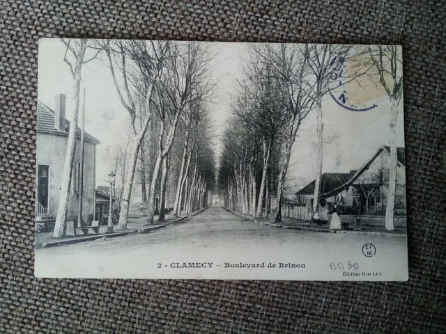 Cpa Clamecy Boulevard De Brinon