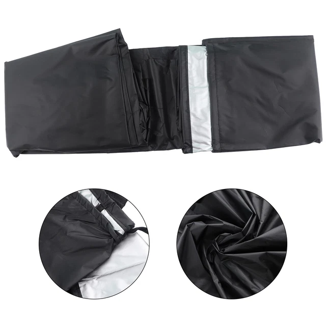 Tractor Cover Mower Cover All-Purpose Cover 140x6x91cm Black Rainproof