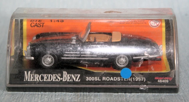 NEWRAY; 1957 MERCEDES-BENZ 300SL Roadster; Open Top, Black £4.91