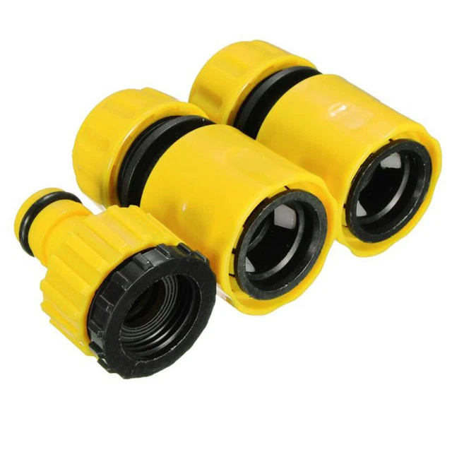 Hose Pipe Fitting Set Quick Water Connector Adapter Garden Lawn Tap