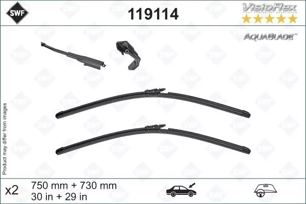 SWF Scheibenwischer 2x Vorne für FORD S-Max Galaxy