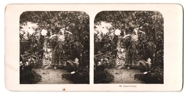 Stereo-Fotografie Neue Photographische Gesellschaft, Berlin-Steglitz, Genrebild