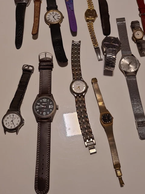 Konvolut alte Damen und Herren Armbanduhren  für Bastler  30 st. UTV  T.2 2